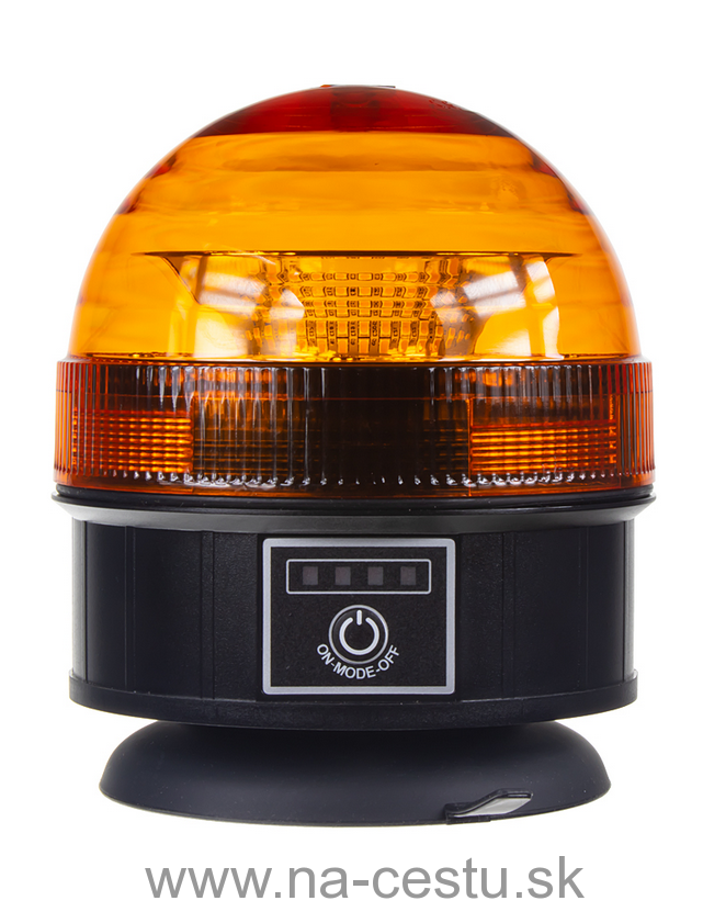 AKU LED maják, 30x1W oranžový, magnet