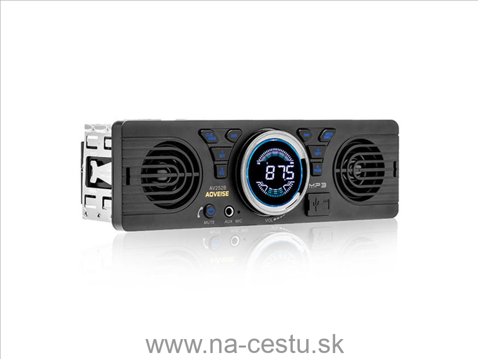 1DIN autorádio BLUETOOTH/USB/SD/AUX, so vstavanými reproduktormi