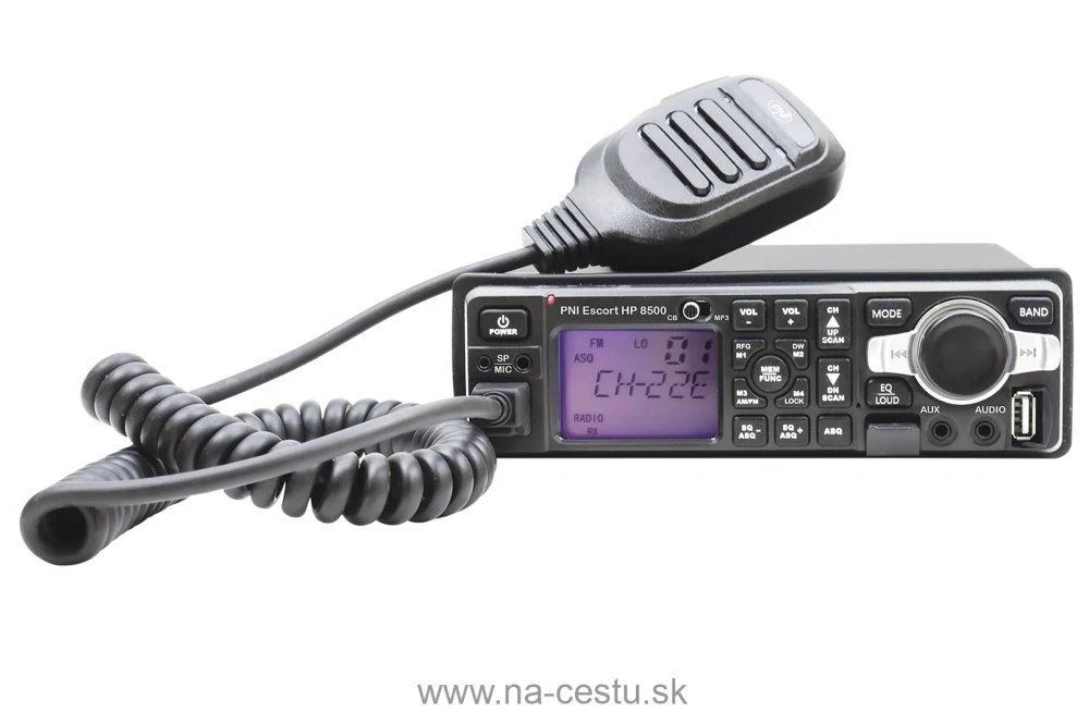 SADA CB vysielačky ,autorádia s MP3 prehrávačom PNI Escort HP 8500 ASQ