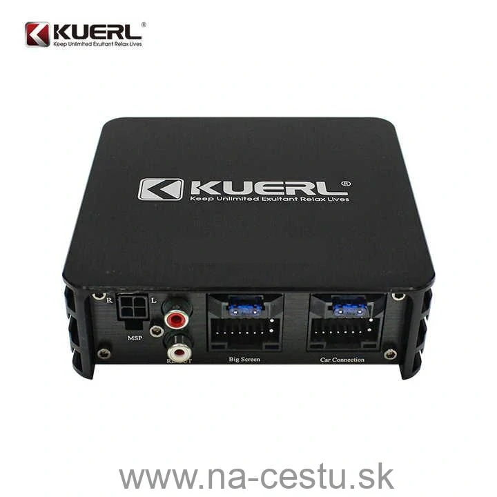 KUERL 4/6 cestný DSP zosilňovač do auta pre autorádia s operačným systémom Android, 6 x 60W