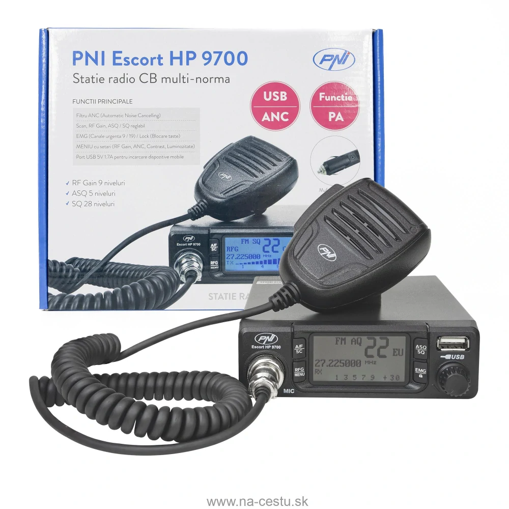 Rádiová stanica CB PNI Escort HP 9700 USB