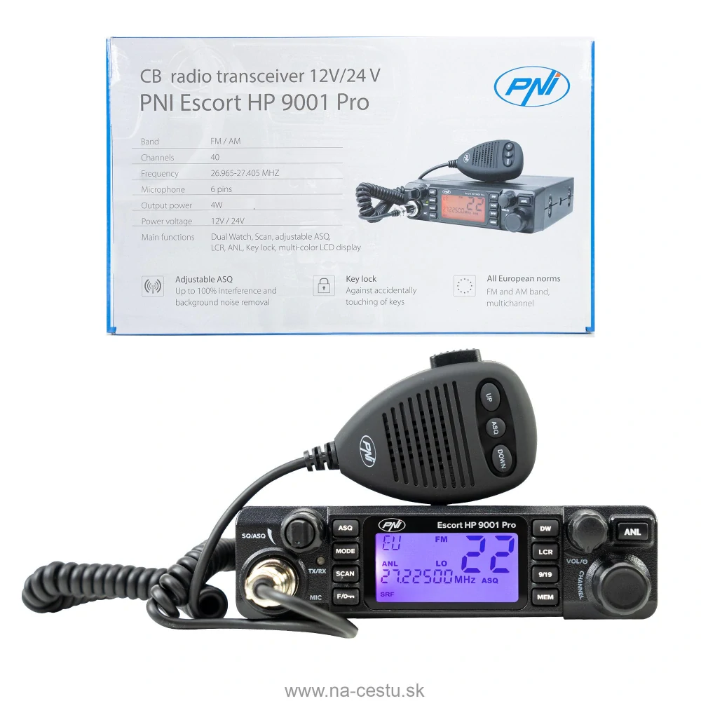 Rádiová stanica CB PNI Escort HP 9001 PRO ASQ