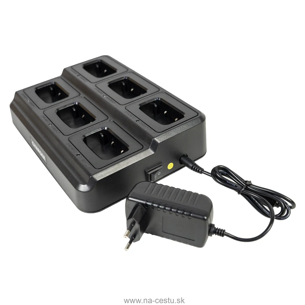 Multinabíjačka PNI WCR406 na súčasné nabíjanie 6 rádiostaníc PNI PMR R40 PRO