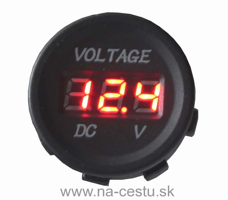 Voltmeter do auta 6-30V