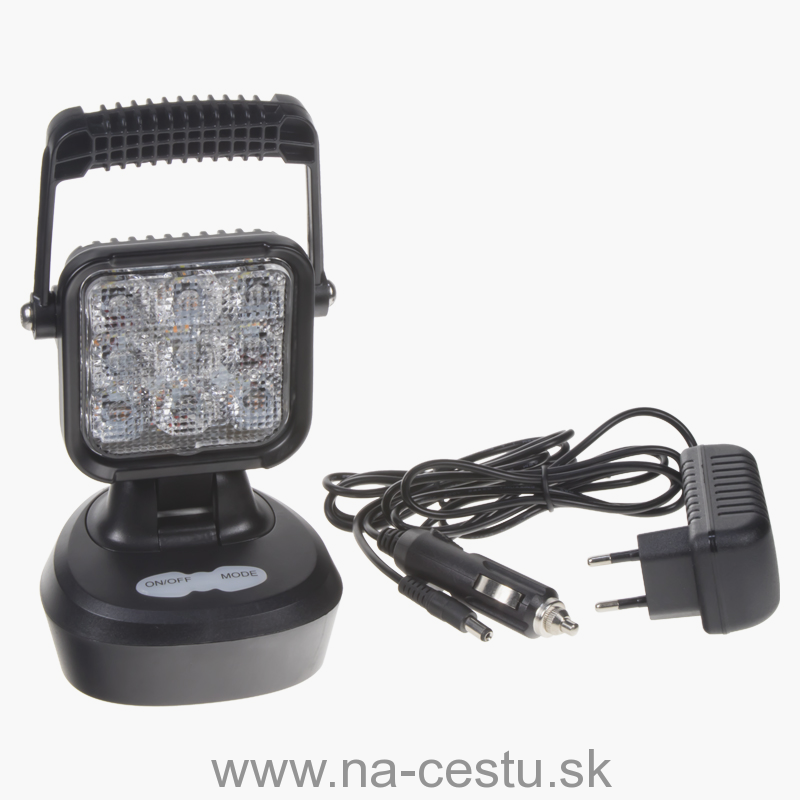 AKU pracovné LED svetlo - biela / oranžová