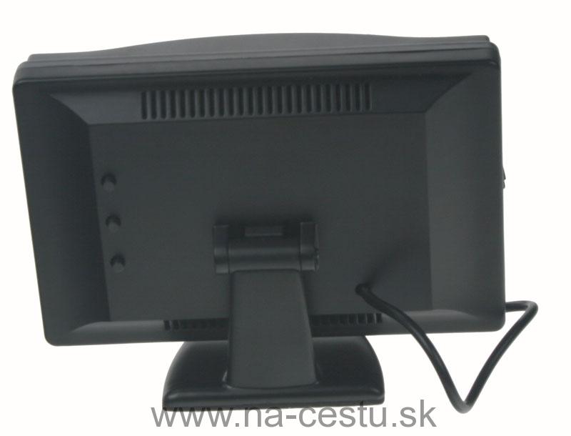LCD monitor 5,3 " čierny na palubnú dosku