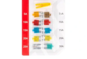 Autopoistky nožové mini s led diódou 10 ks