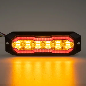 PROFI výstražné/zadné LED svetlo, oranžové + červené, 12-24V, ECE R65