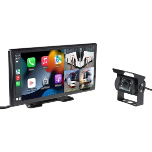 Set monitor 10,36 "4x 4PIN s Apple CarPlay, Android auto, Bluetooth, DVR, BSD, + kamera + 15m kábel