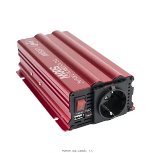 Menič napätia PNI L650W s duálnym napájaním 12V/24V, výstup 230V, 500W