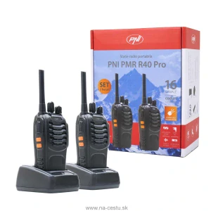 Prenosná rádiostanica PNI PMR R40 Pro, sada s 2 ks