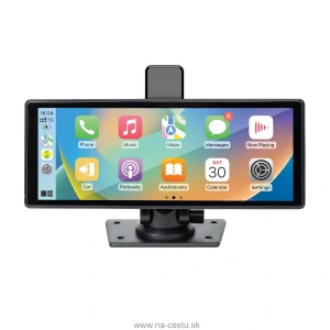 Auto monitor s DVR PNI D1026 10,26-palcový DVR, bezdrôtový Carplay, navigácia, hudba, handsfree, bluetooth, FM vysielač