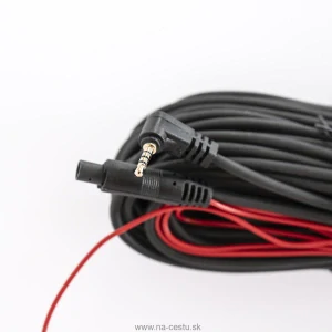 Predlžovací kábel PNI, 15 m dlhý, pre cúvacie kamery, 4 piny, 2,5 mm jack