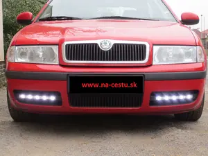 LED svetlá pre denné svietenie Škoda Octavia I 2000-10, ECE