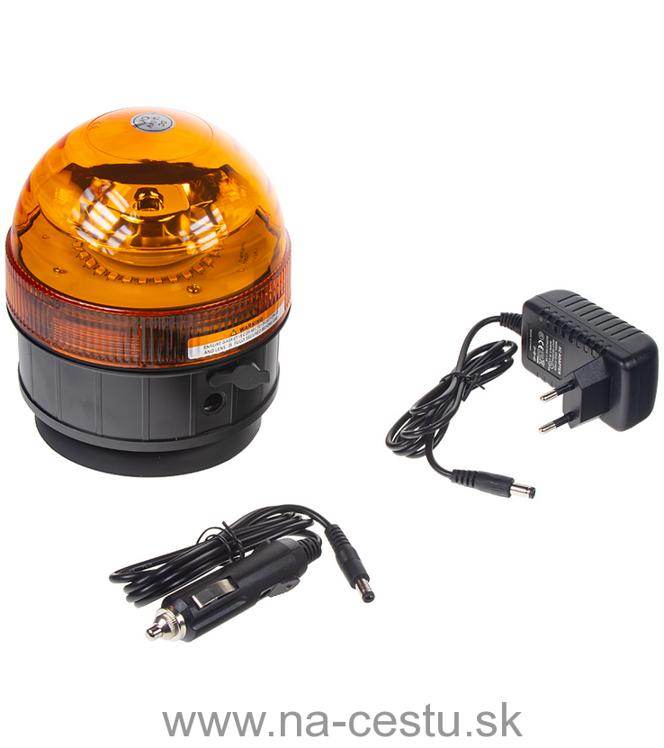 AKU LED maják, 30x1W oranžový, magnet