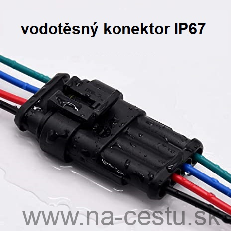 Profesionálny vodotesný konektor 4-pólový