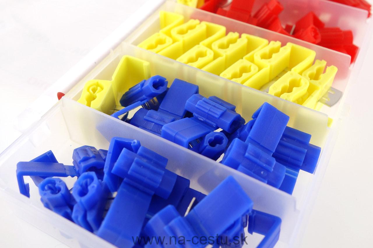 Elektrické rýchlospojky MIX - 50ks