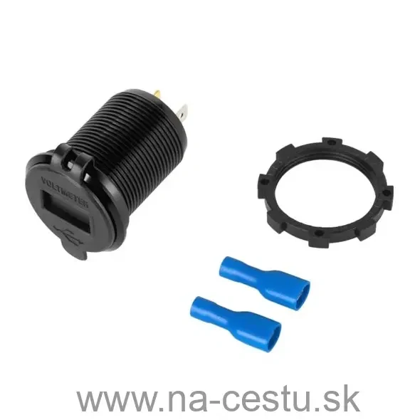 Nabíjačka USB Peiying  s QC a meračom napätia