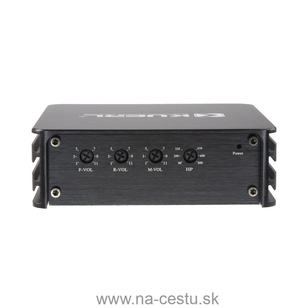 KUERL 4/6 cestný DSP zosilňovač do auta pre autorádia s operačným systémom Android, 6 x 60W