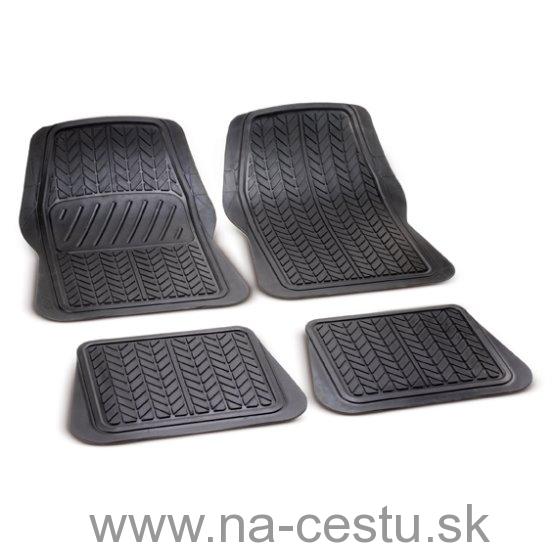 Koberce gumové 4ks RADIAL 70x50cm, 35x50cm