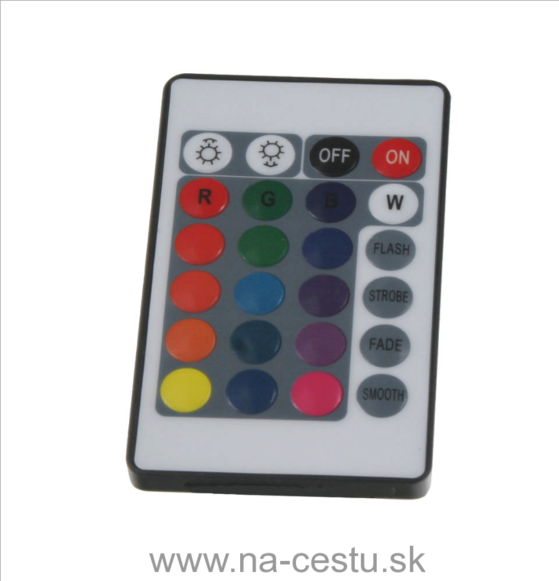 LED podsvietenie vnútorné / vonkajšie RGB 12V, IR, 4 pásky