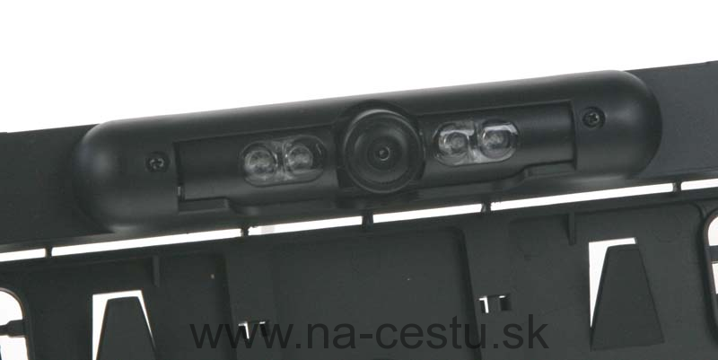 Kamera s rámčekom pre ŠPZ PAL / NTSC