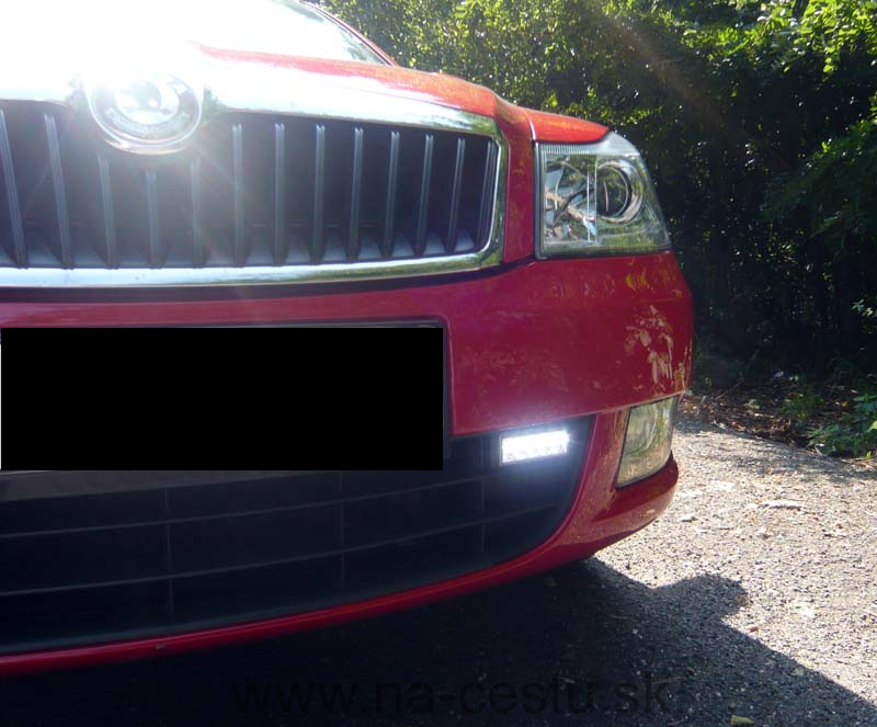 LED svetlá pre denné svietenie Škoda Octavia 2009-2012, ECE