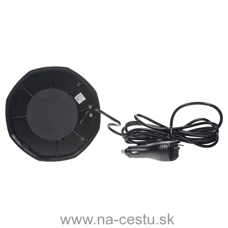 LED maják, 12-24V, oranžový, 32 LED, ECE R10, magnet