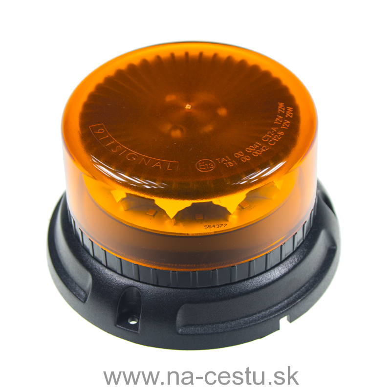 PROFI LED maják 12-24V 12x3W oranžový 133x76mm, ECE R65