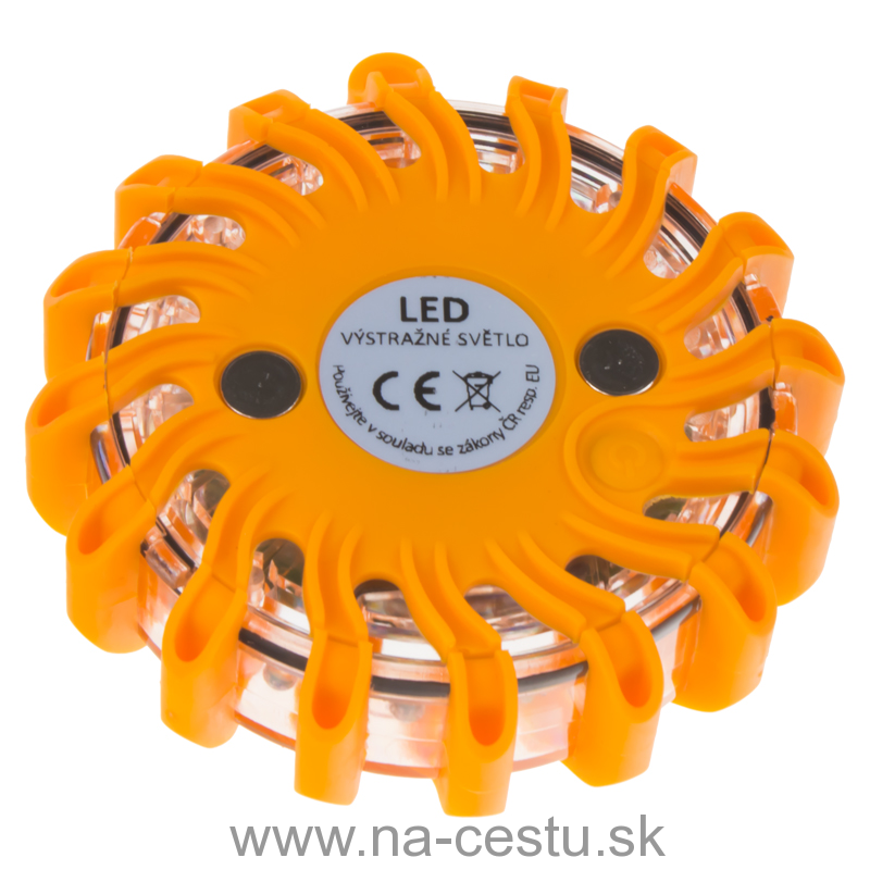 LED výstražné svetlo 16LED, oranžové
