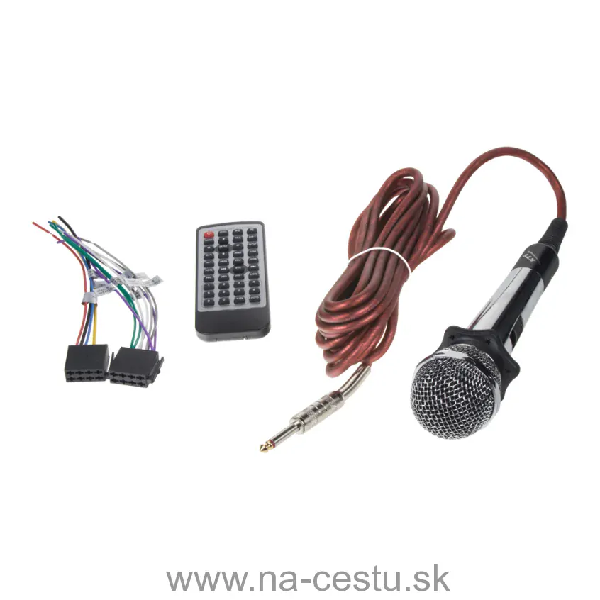 1DIN rádio pre autobusy s DVD / CD, 2x USB, SD, Mikrofón pre sprievodcu