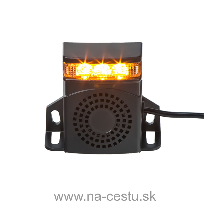 Signalizácia cúvania 10-80V, 92-107dB, ECE R10,  stroboskop