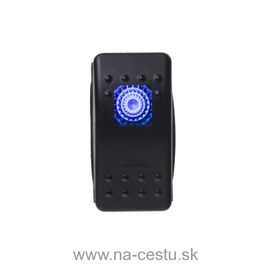 Rocker spínač modré podsvietenie