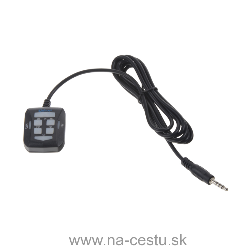 Zvukový systém s reproduktormi na motocykel, skúter, ATV s FM, USB, AUX, BLUETOOTH, farba čierna