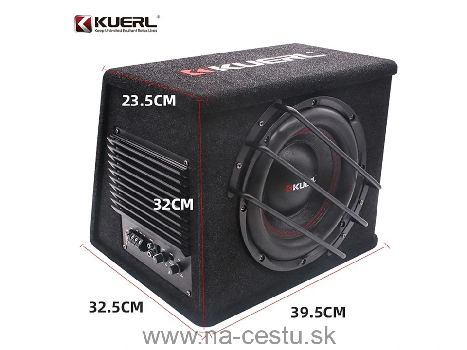 KUERL ťažký aktívny subwooferový box 10", 150W