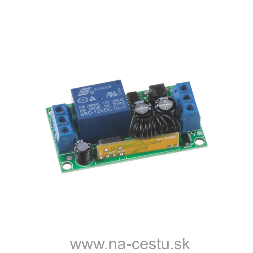 Diaľkovo ovládaný spínač 12V / 1 x 10A