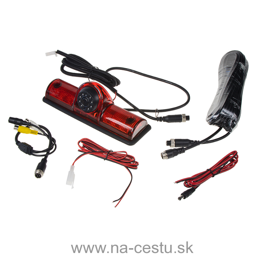 Kamera 4PIN PAL univerzálna s brzdovým svetlom