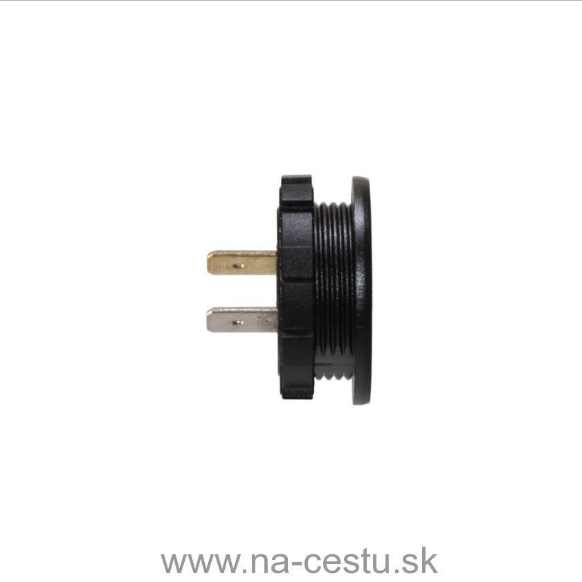 Voltmeter do auta  5-48V biely