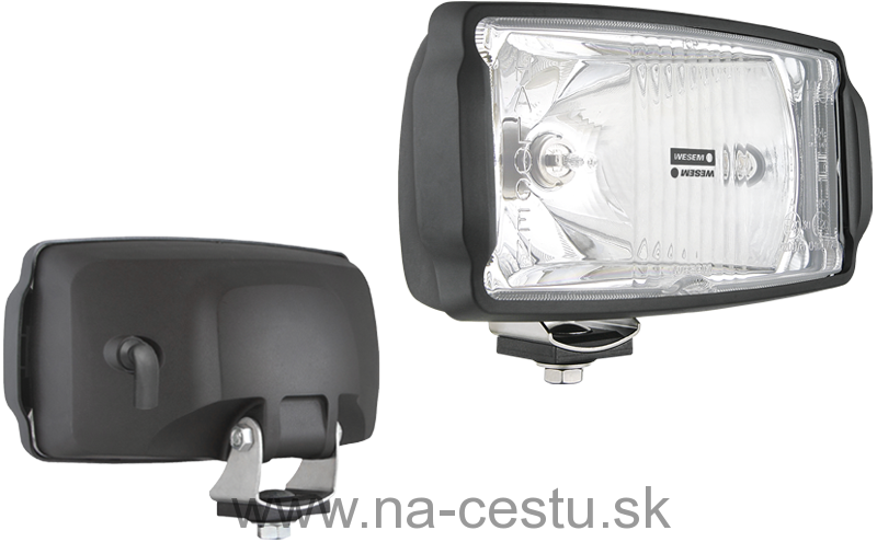 Prídavné diaľkové svetlo - hranaté