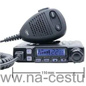 SET - CB vysielačka + CB anténa s magnetom