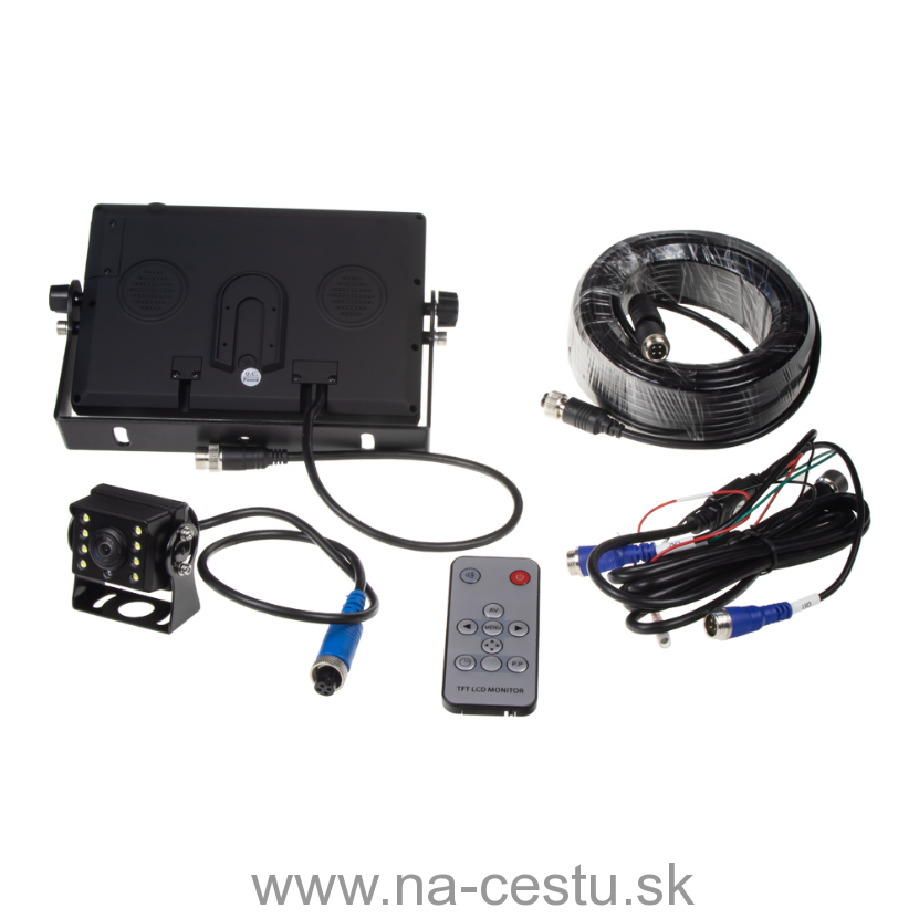 AHD kamerový set s monitorom 7", kamerou 140 °