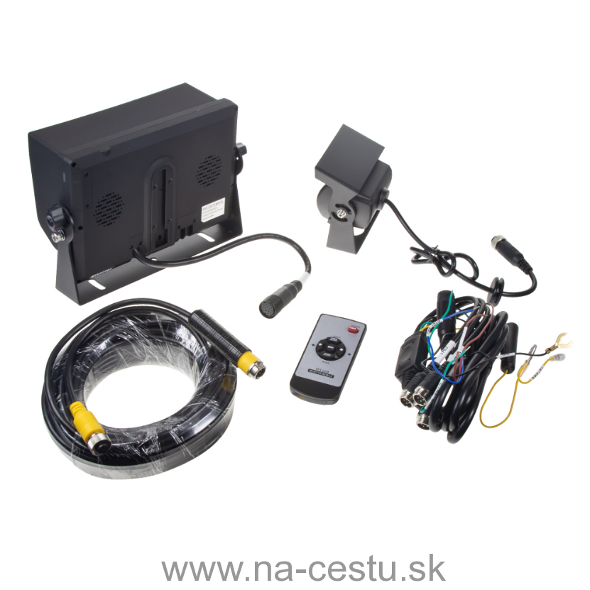 AHD kamerový set s monitorom 7", 3x 4PIN + kamera + 15m kábel
