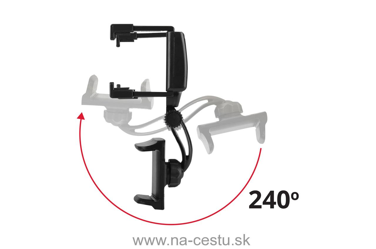 Držiak telefónu na spätné zrkadlo 