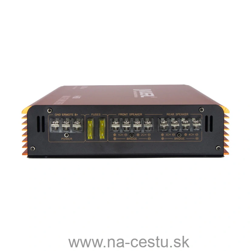 KUERL 4cestný zosilňovač do auta, 4 x 60W / 2 x 160W