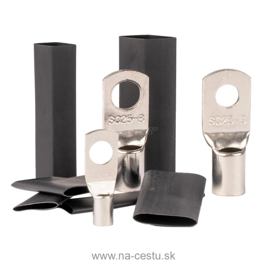 Sada očkových spojok a zmršťovacích bužírok 140 ks