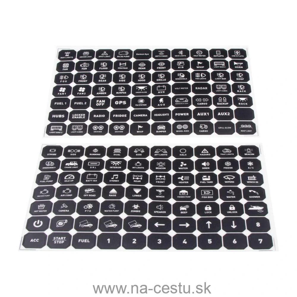Multiprepínač 12/24V, 6-kanálový, 60A
