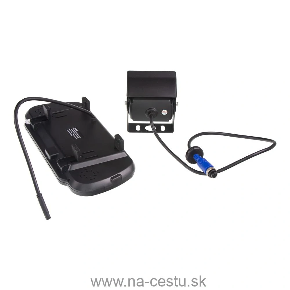 AHD kamerový set monitora 7" na zrkadlo s 2 x 4PIN + kamera + 15m kábel