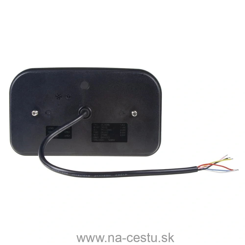 Združená LED lampa ľavá zadná s dynamickou smerovkou 12/24V