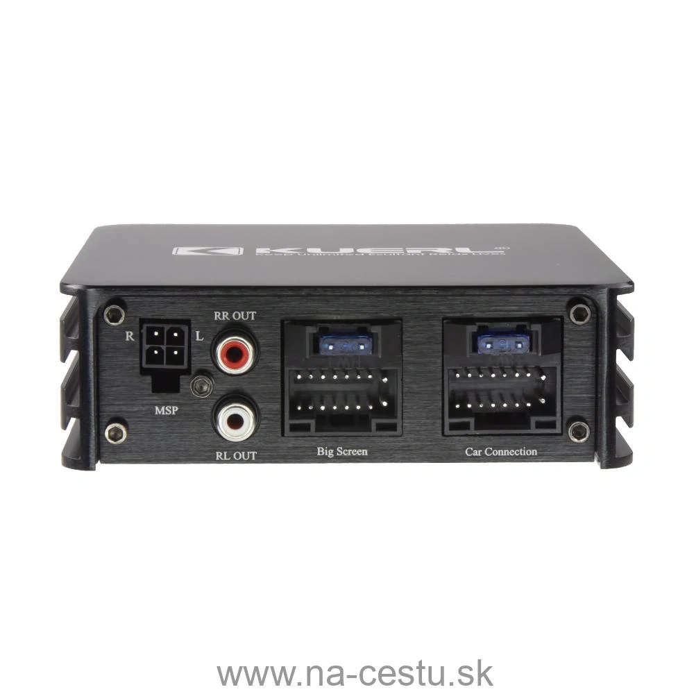 KUERL 4/6 cestný DSP zosilňovač do auta pre autorádia s operačným systémom Android, 6 x 60W