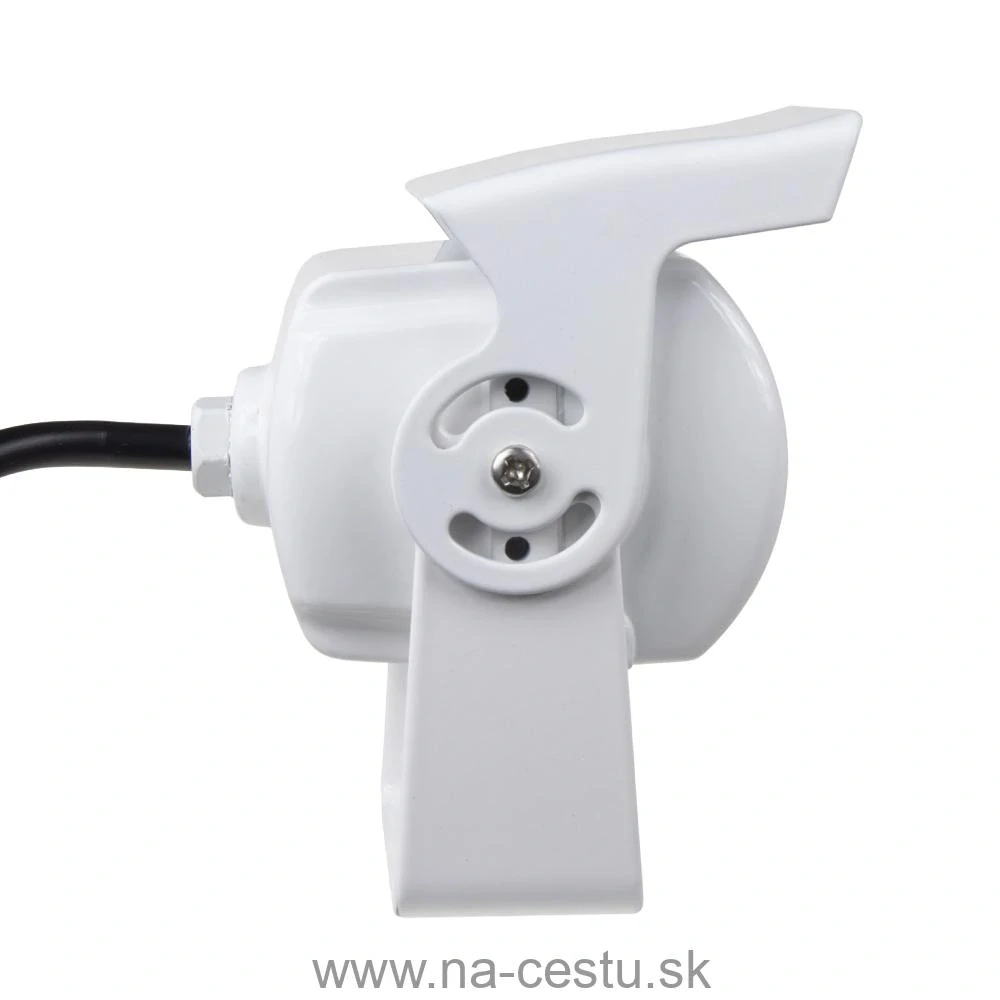 Kamera CVBS s IR svetlom, vonkajšia PAL/NTSC, biela, 12-24V